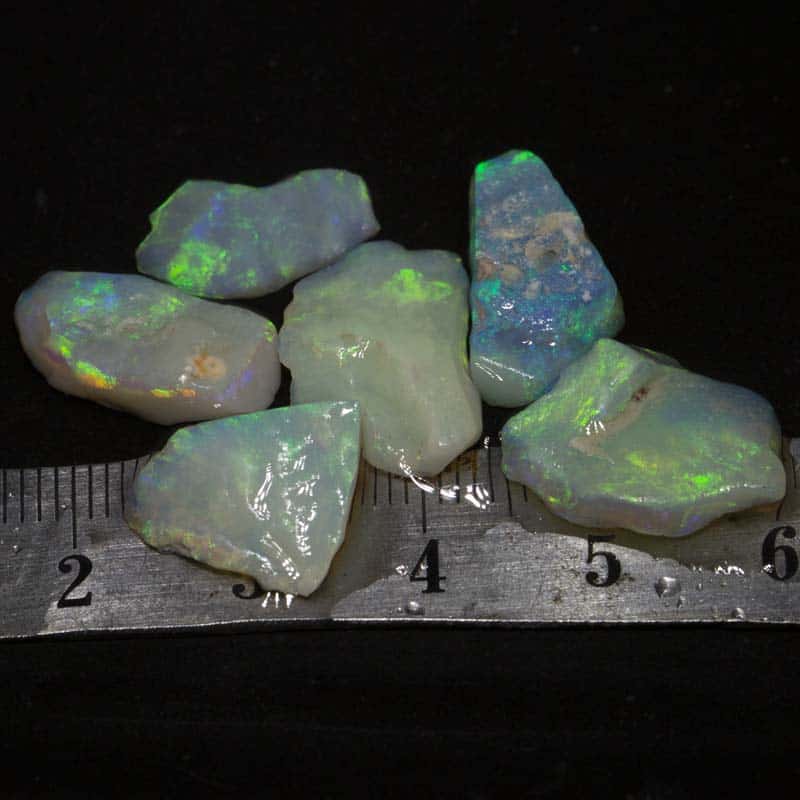 20 ct rough opal parcel 6pc