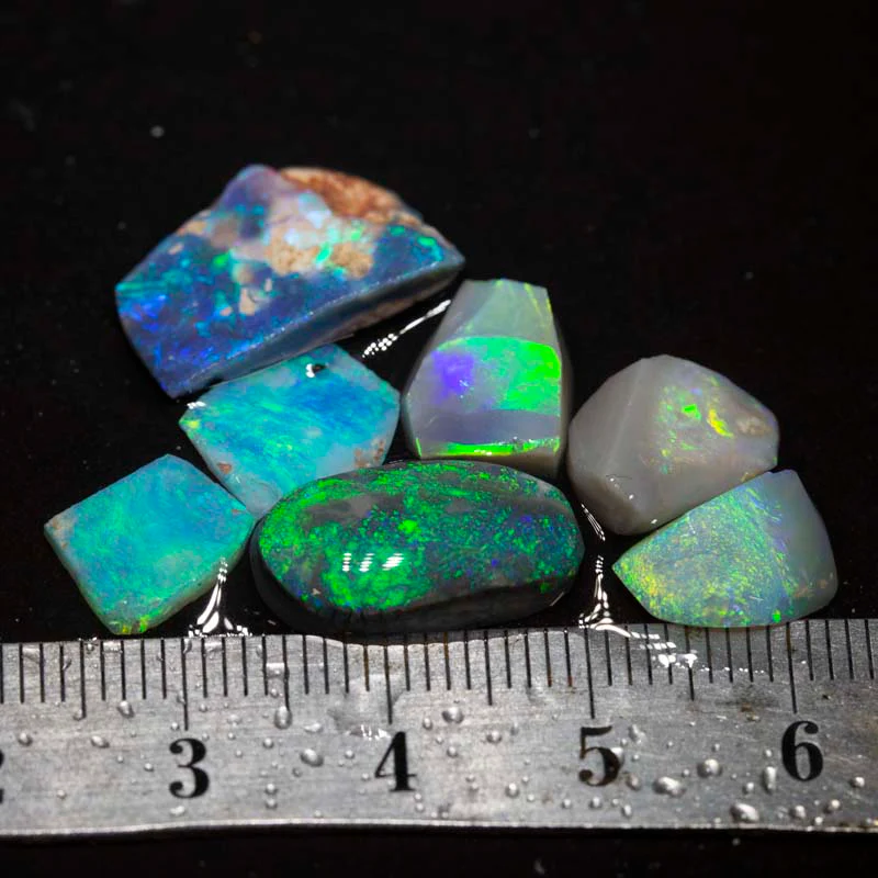 20 ct rough opal parcel 7pc