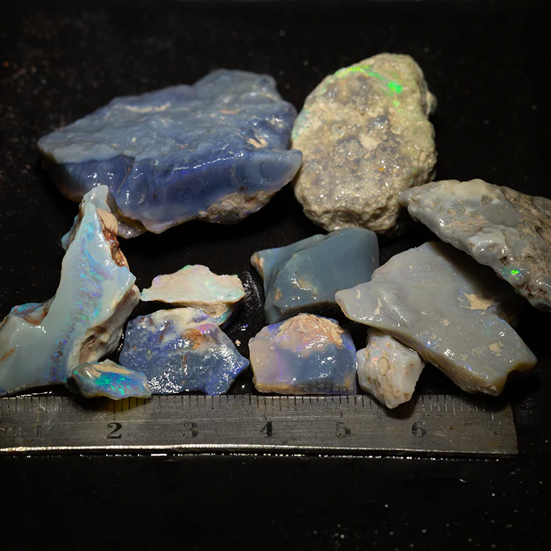 203 ct rough opal parcel 11pc
