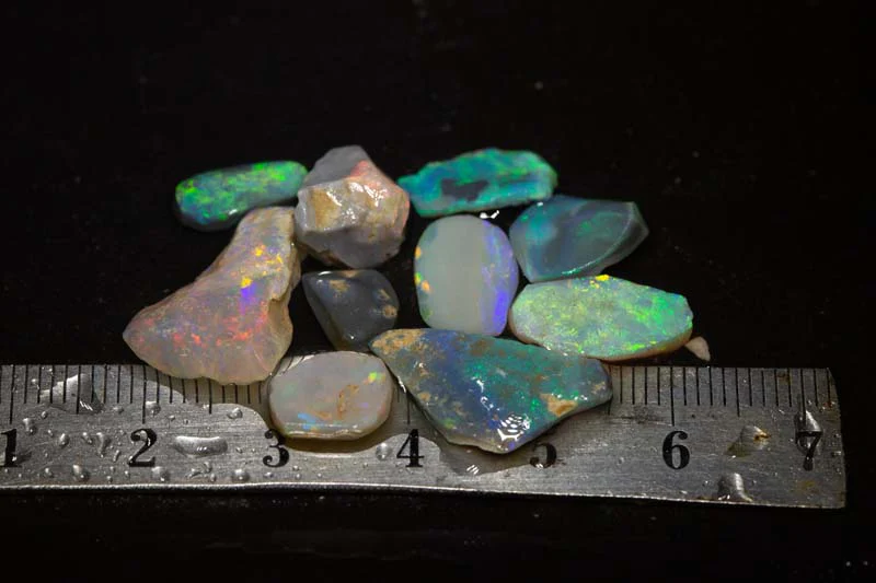 21.85 ct opal rubs 10pc