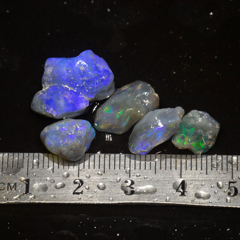 21 ct rough opal parcel 5pc
