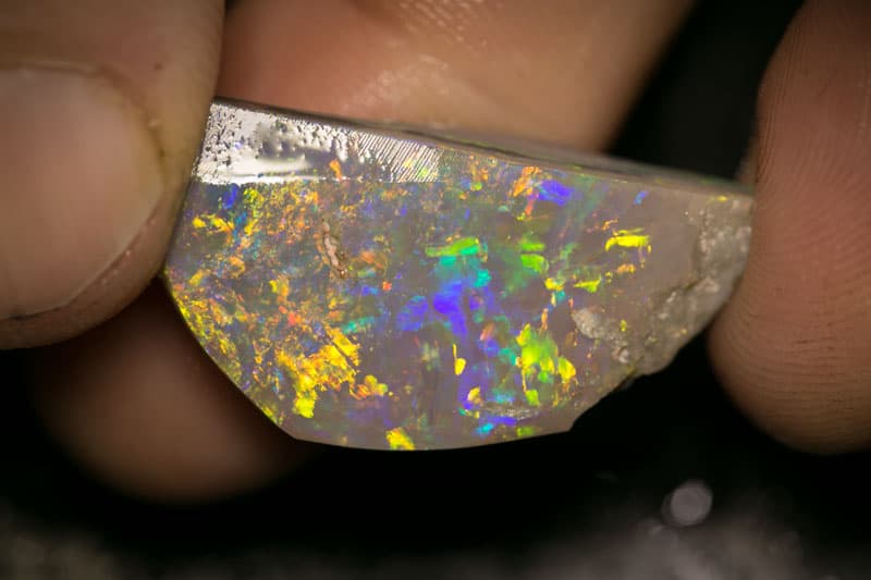 22 ct rough opal piece across 30mm