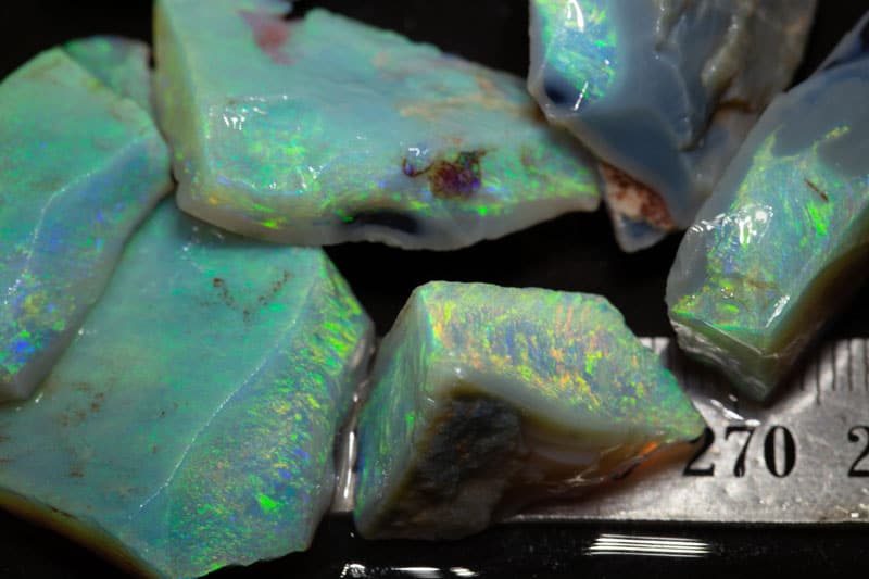 223 ct rough opal parcel 8 pieces