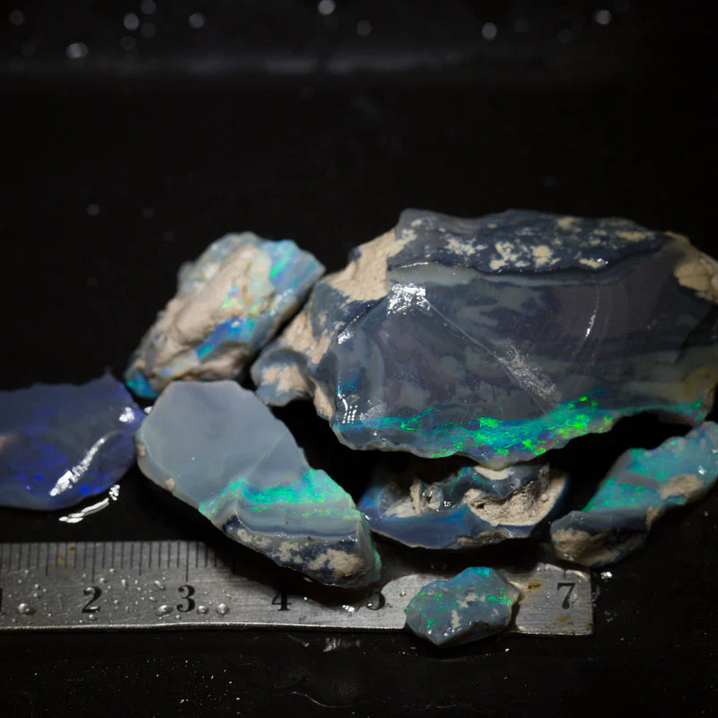 227.43 ct rough opal parcel 7pc