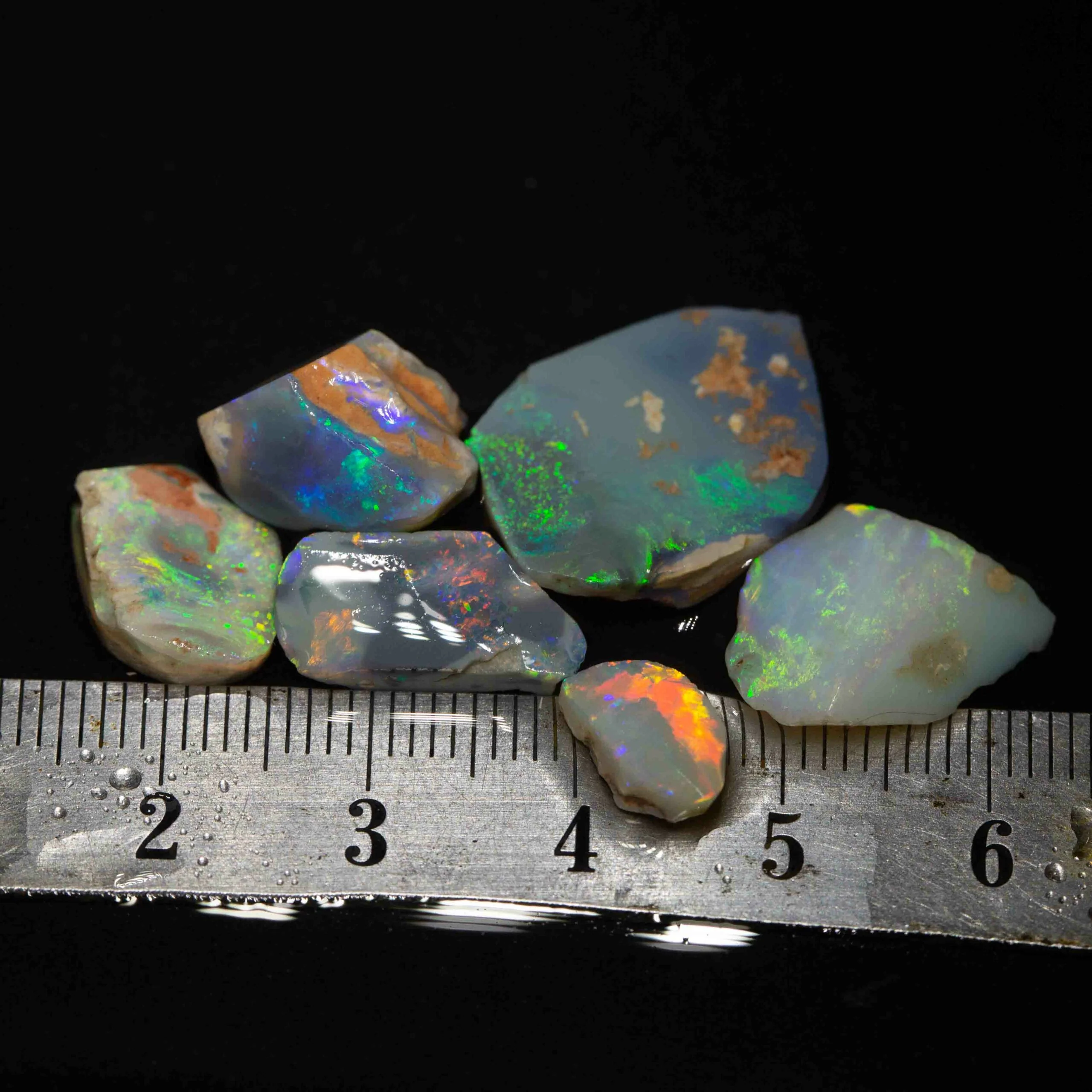 23.00 ct rough opal parcel 6pc
