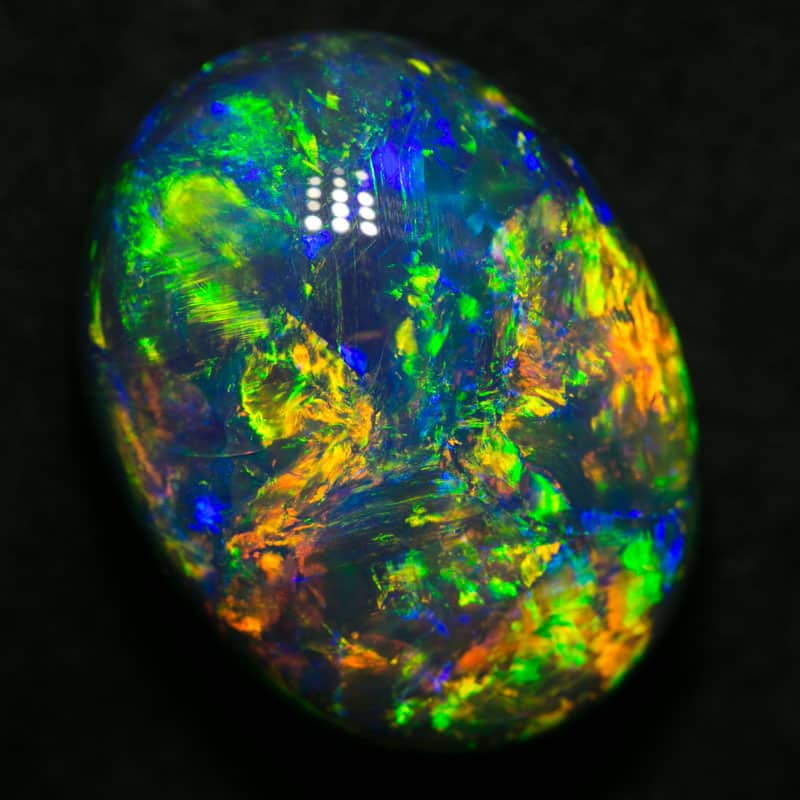 23.90 ct gem black opal huge 21x16x11mm