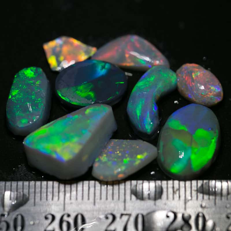 23 ct opal rubs 9 pieces