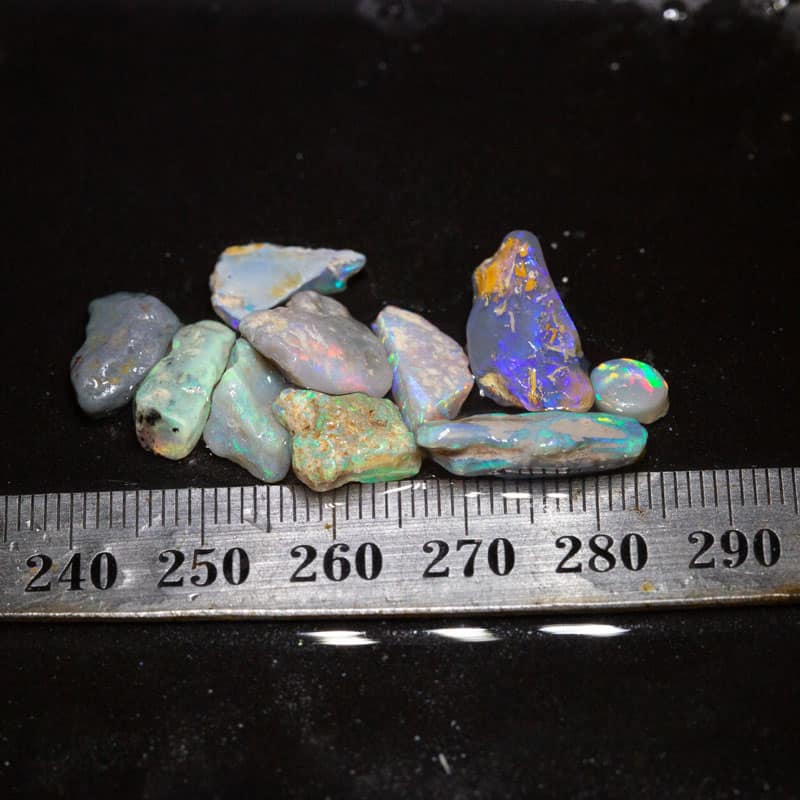 23 ct rough opal parcel 10 pieces