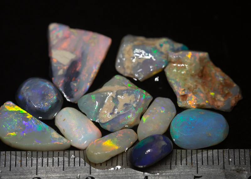 23 ct rough opal parcel 11pc