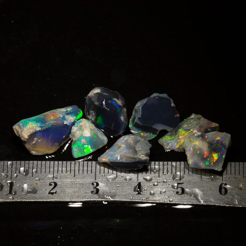 23 ct rough opal parcel 7pc