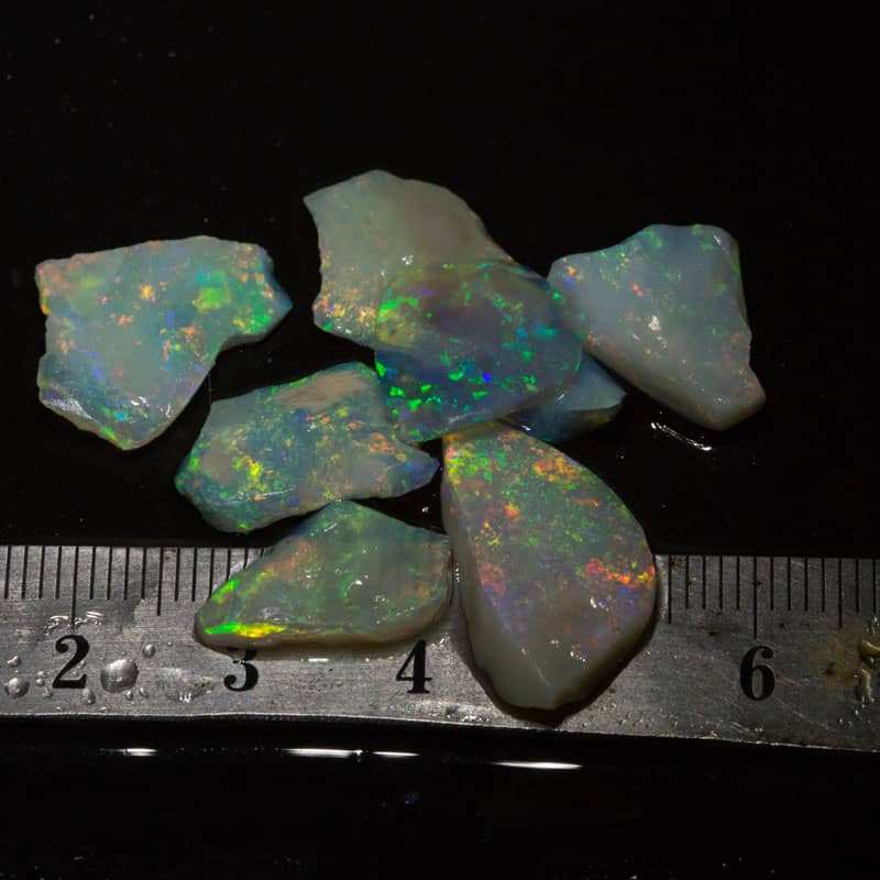 23 ct rough opal parcel 8pc