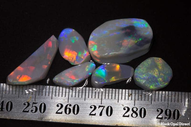 23 ct opal rubs 6 pieces