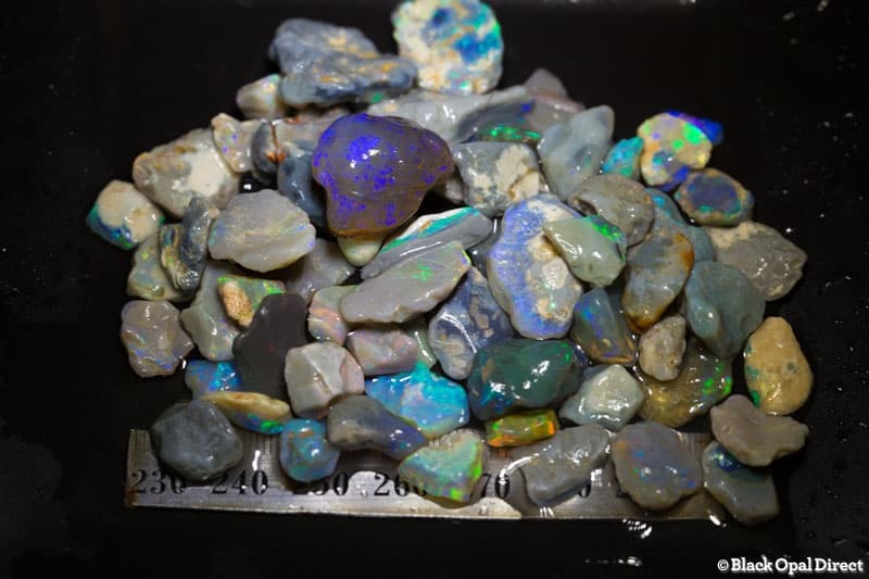 245 ct rough opal parcel for intermediate opal cutters