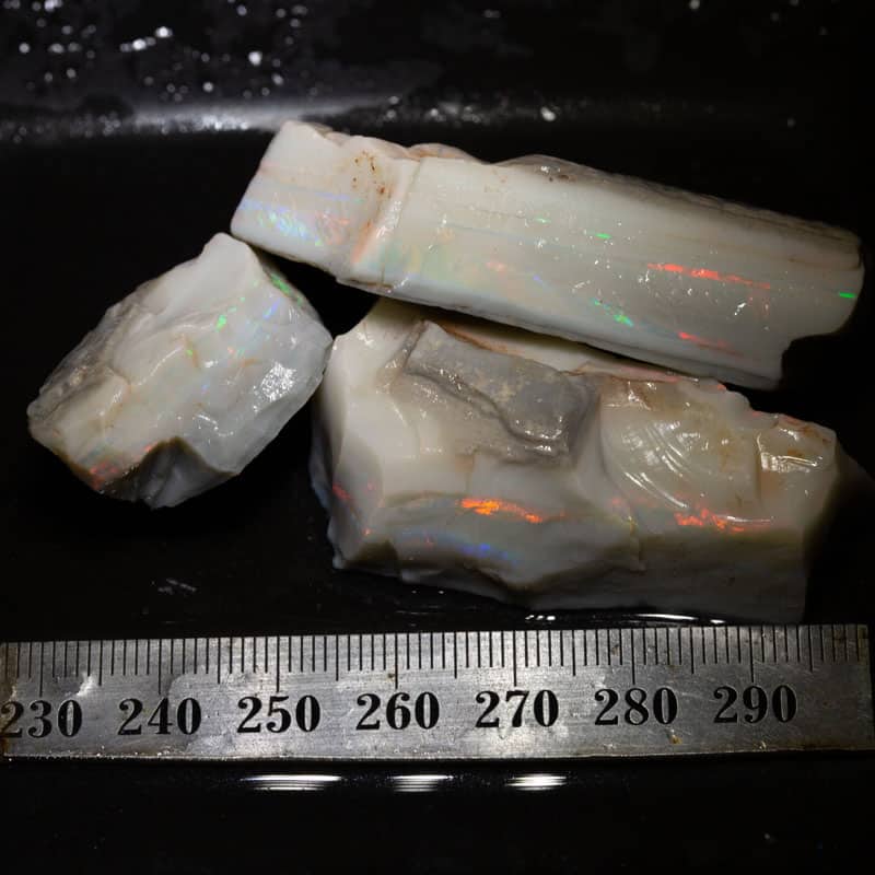 248 ct rough opal parcel 3 pieces