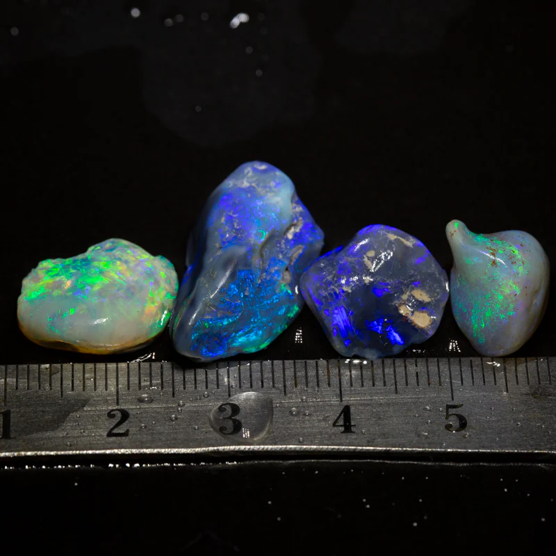 25 ct rough opal parcel 4pc