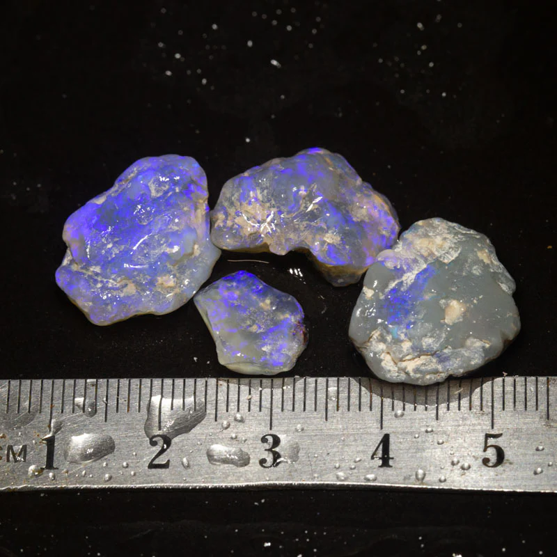25 ct rough opal parcel 4pc