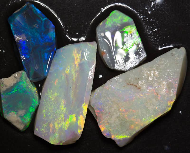 25 ct rough opal parcel 5pc