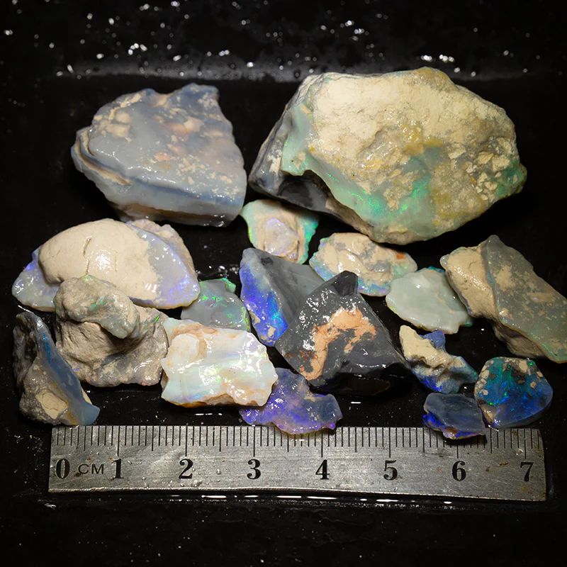 254 ct rough opal parcel 17pc