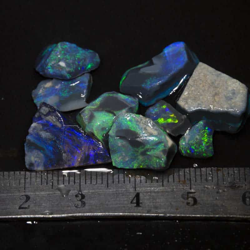 26 ct rough opal parcel 9pc