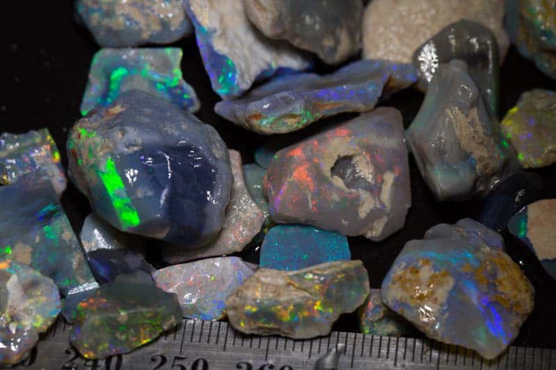 268 ct rough opal parcel 33 pieces