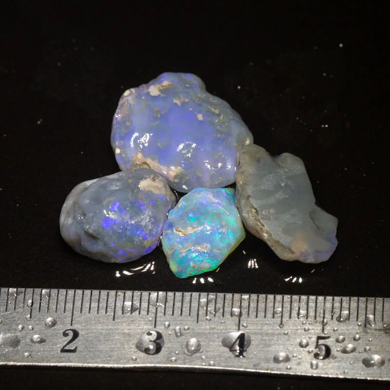 27 ct rough opal parcel 4pc