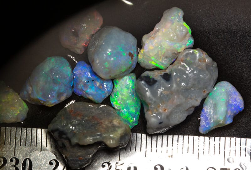 28 ct rough opal parcel 10 pieces