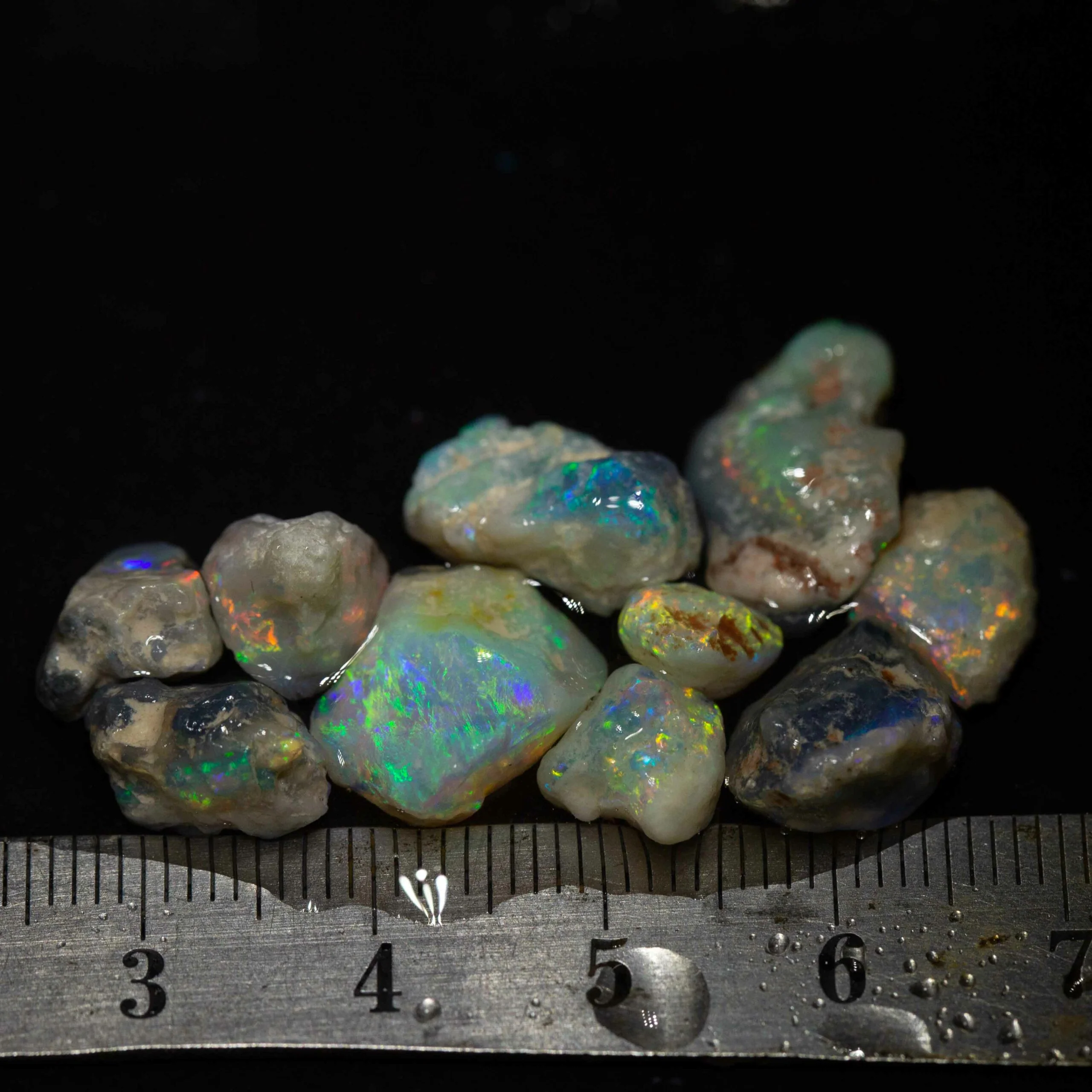 28 ct rough opal parcel 10pc