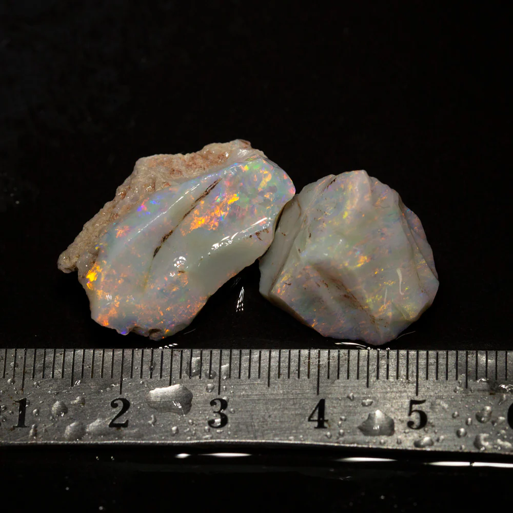28 ct rough opal parcel 2pc