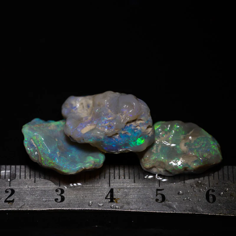 28 ct rough opal parcel 3pc