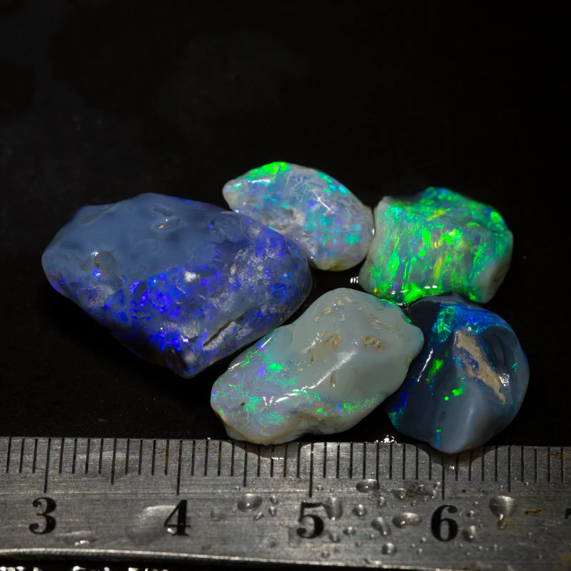 28 ct rough opal parcel 5pc