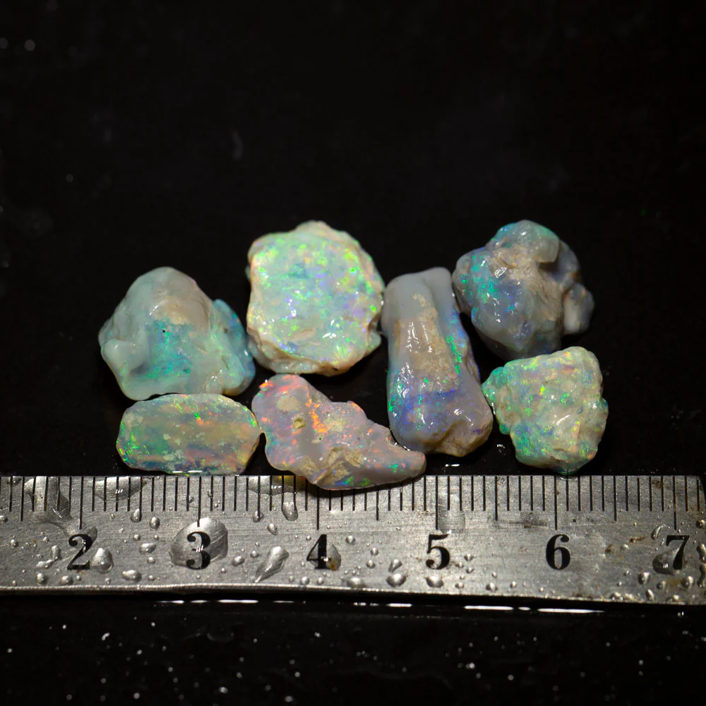 29 ct rough opal parcel 7pc