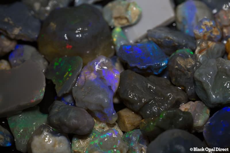 292 ct rough opal parcel for intermediate opal cutters