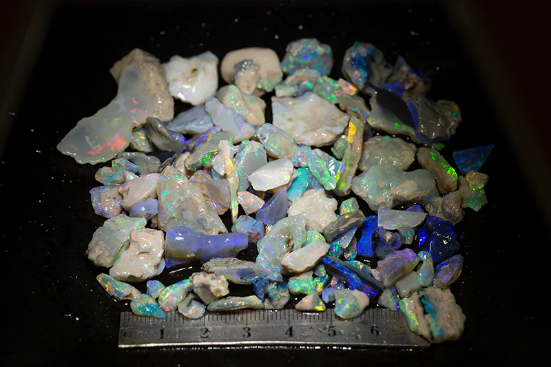 296 ct rough opal parcel