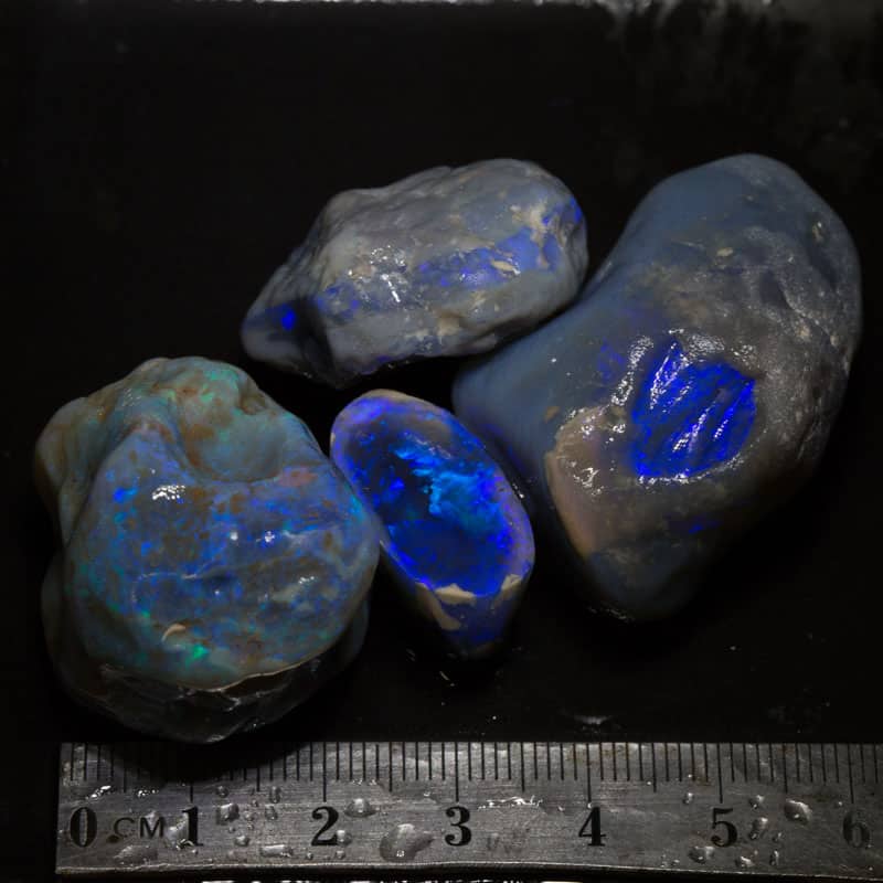 297 ct rough opal parcel 4pc