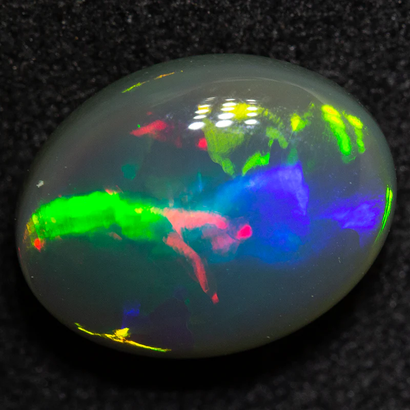 3.00 ct black opal 11x8.5x5.1mm