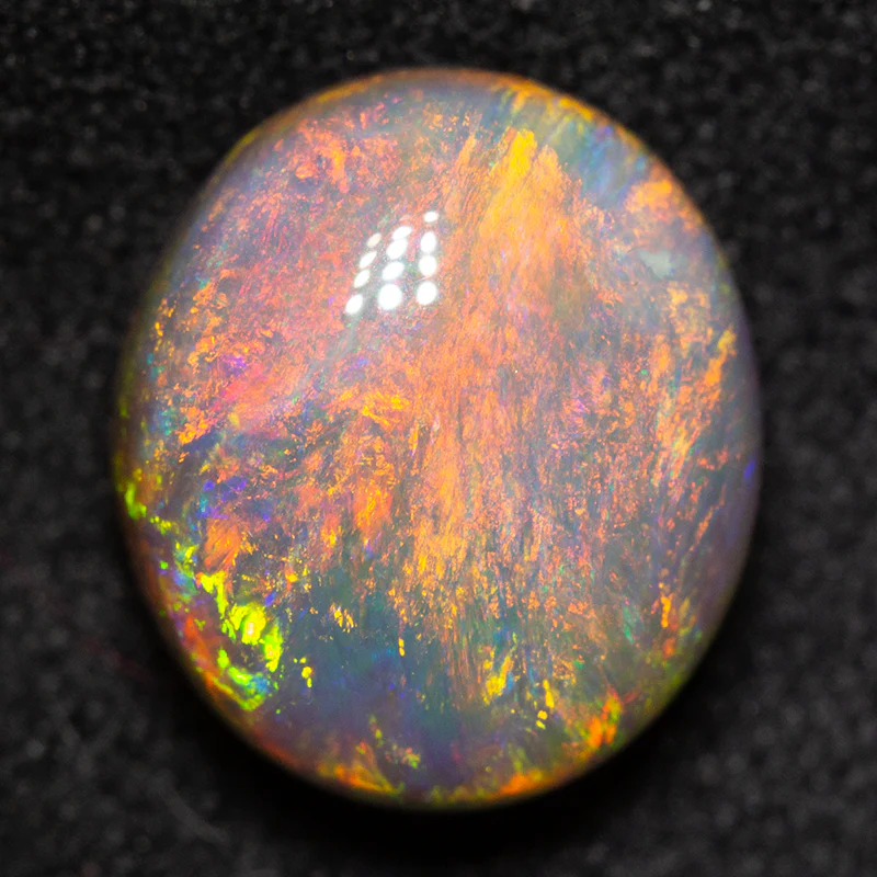 3.00 ct dark opal 10x8.5x5.5mm