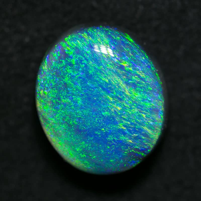 3.02 ct black opal 10x8.5x5mm