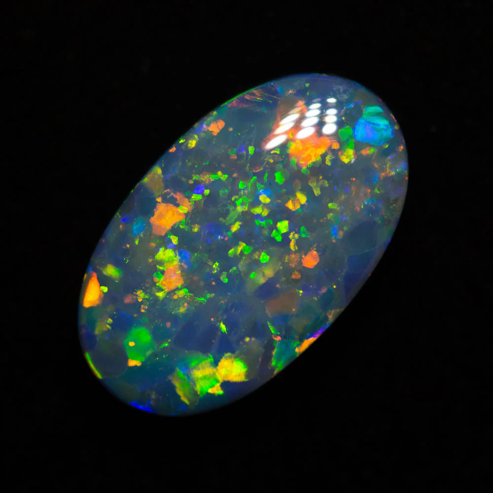 3.04 ct gem black opal 13.5x8x4mm - Image 4