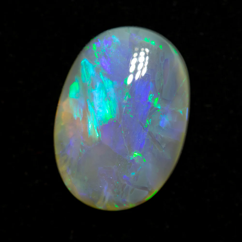 3.05 ct black opal 13.4x9.5x4mm