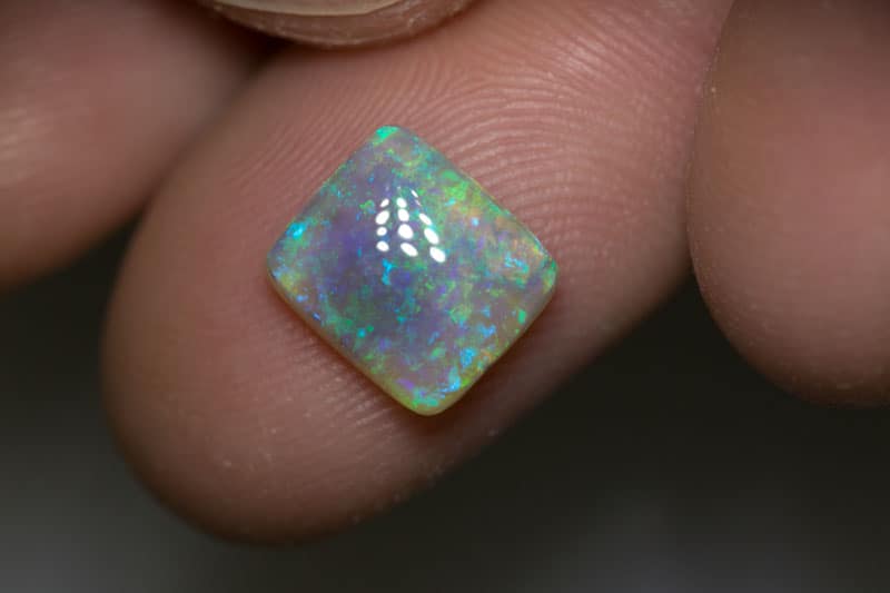 3.06 ct cushion cut crystal opal 10x9x4mm