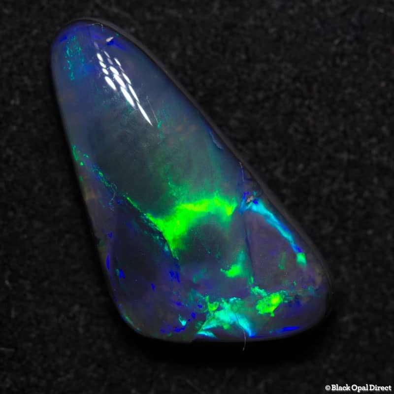 3.11 ct black opal baroque 16x8x4mm
