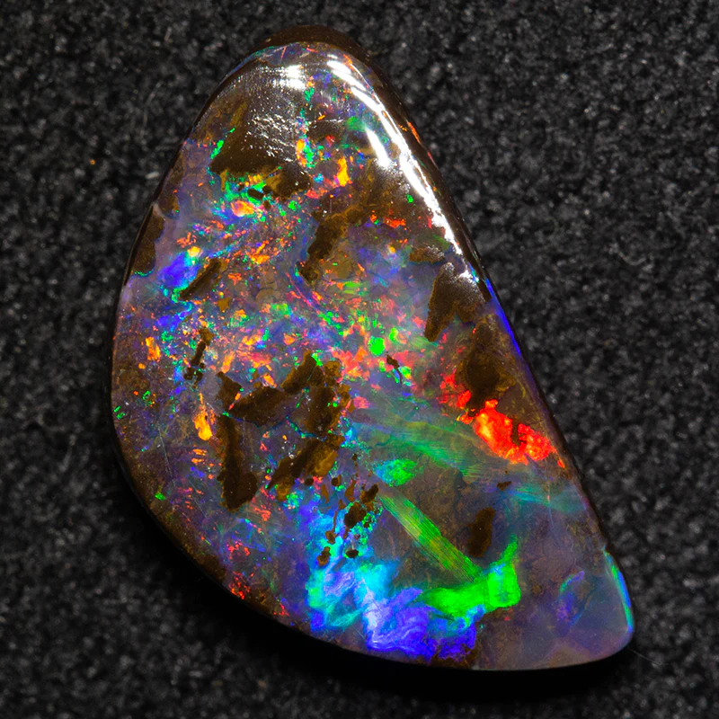 3.11 ct boulder opal 12.6x7.4x3.2mm