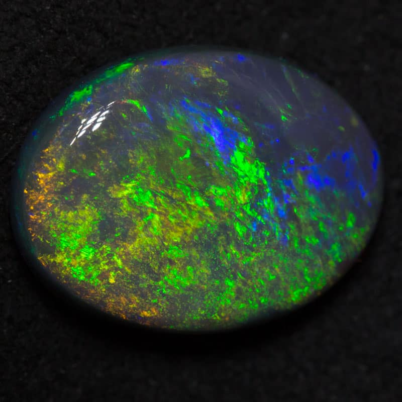 3.15 ct black opal 13x9.8x4mm