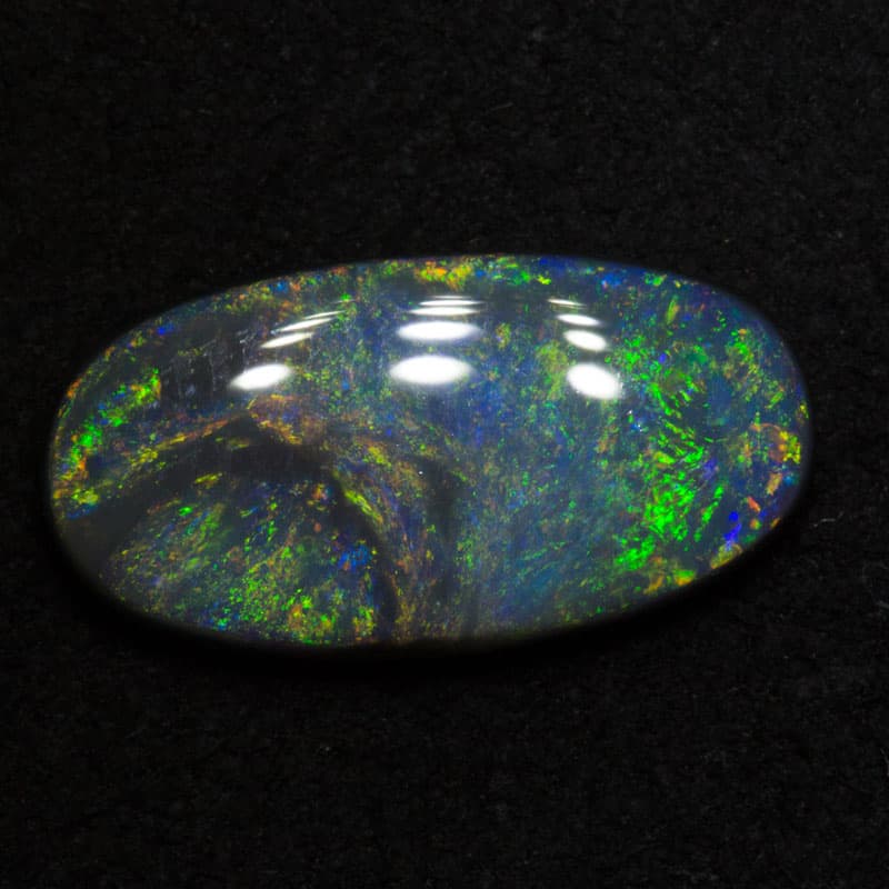 3.15 ct black opal 15.3x8x3.4mm