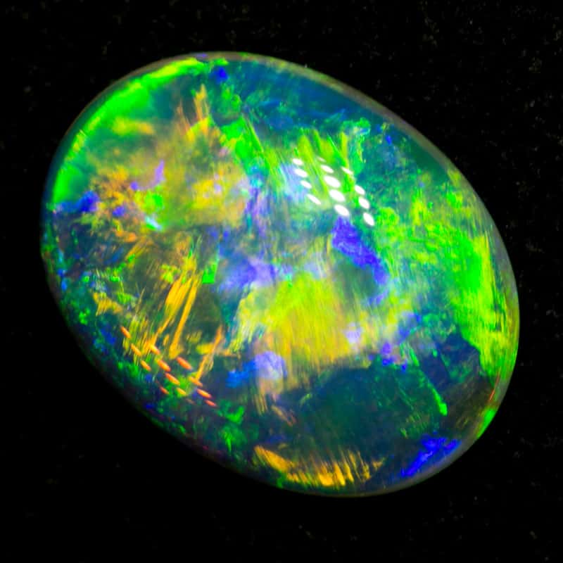 3.16 ct gem double sided crystal opal 12.5x9.5x4mm