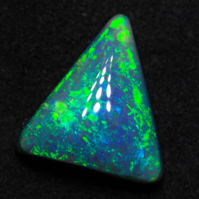 3.20 ct black opal 11.1x10.5x5.1mm