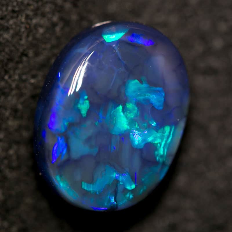 3.26 ct black opal 11x8x5mm
