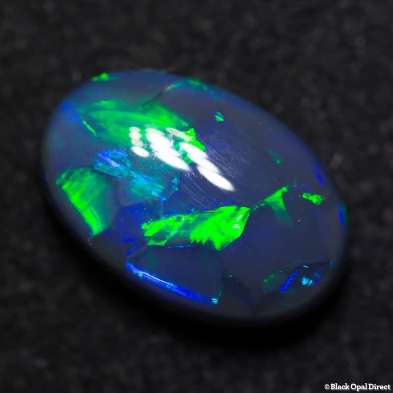 3.26 ct black opal 12x8x5mm