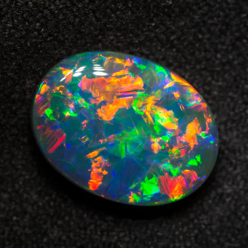 3.33 ct black opal 11.9x9x4.5mm