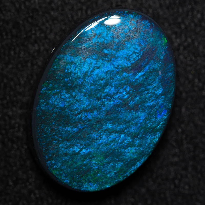 3.35 ct black opal 13.5x9.7x3.6mm